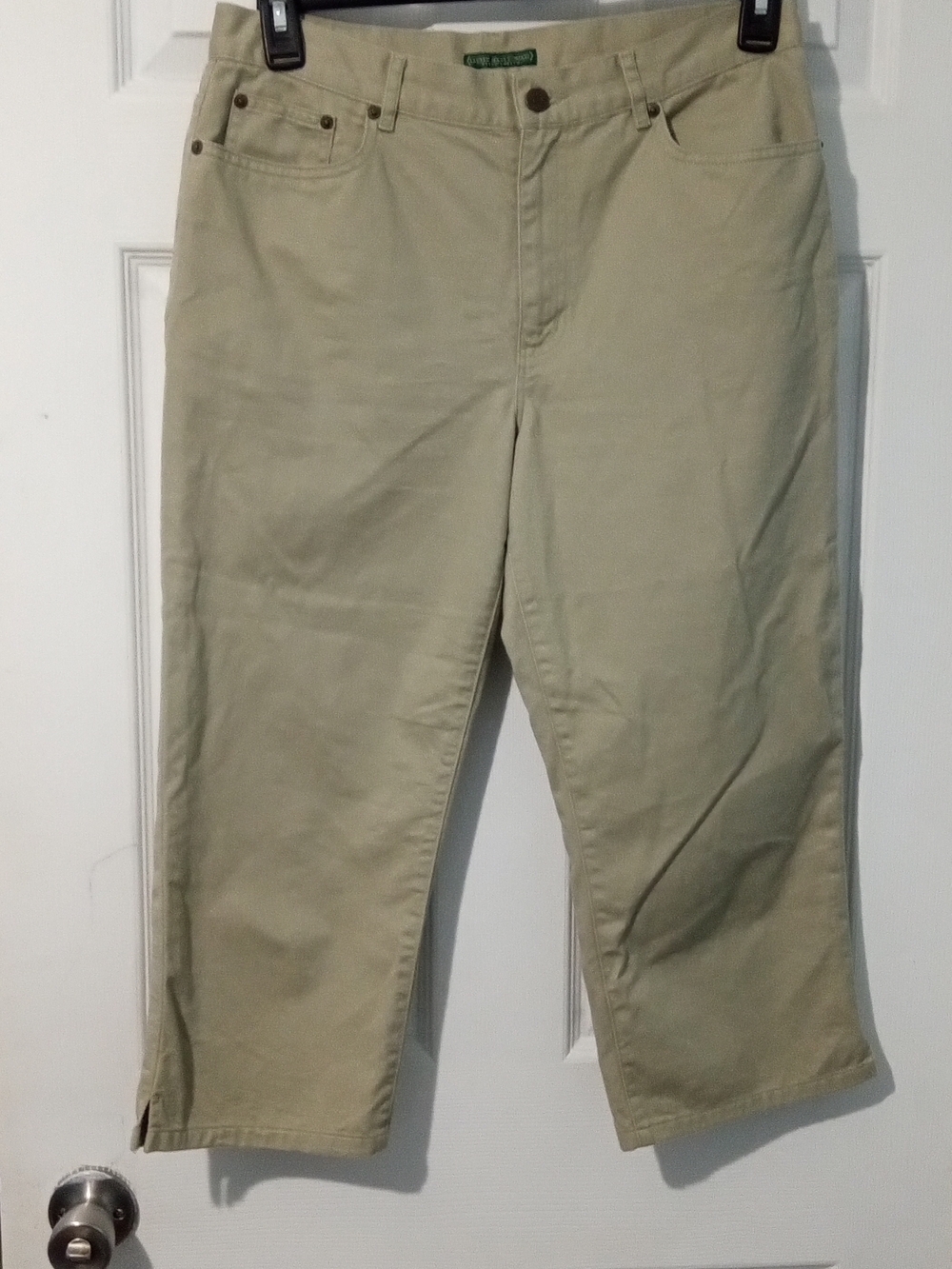 Ralph Lauren Women's Khaki Capris - Light Green